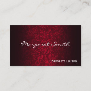 Cartões de visitas Red Professional Elegante