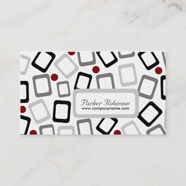 Cartões de visitas retros (Frente)