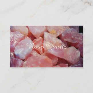 Cartões de visitas Rosa Quartz
