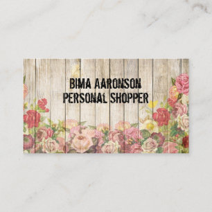 Cartões de visitas rústicos da cerca do país do