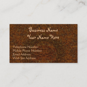 Cartões de visitas rústicos do Textured-efeito d