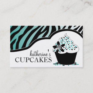 Cartões de visitas Sassy do cupcake