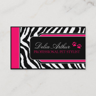 Cartões de visitas Sassy do estilista do animal d