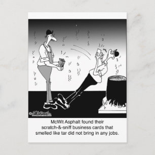 Cartões de visitas Scratch- & Sniff