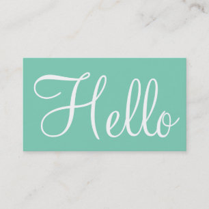 Cartões de visitas simples