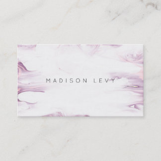 Cartões de visitas Simples Marble Marbelizados