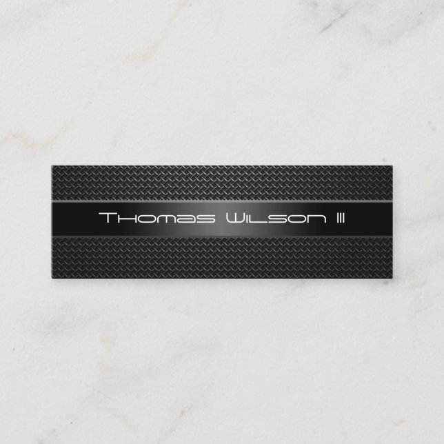 Cartões de visitas Slim de Fibra de Carbono Profis (Frente)