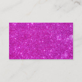 Cartões de visitas Sparkly do brilho cor-de-rosa