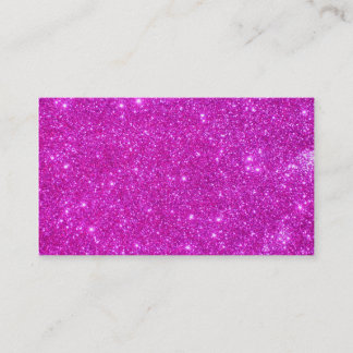 Cartões de visitas Sparkly do brilho cor-de-rosa