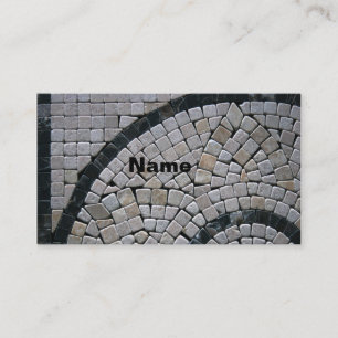 Cartões de visitas Stone2-Monogram