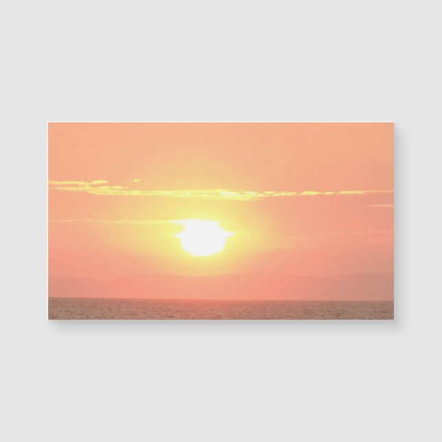 Cartões de visitas sunset (Frente)