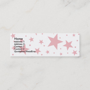 Cartões de visitas super da estrela