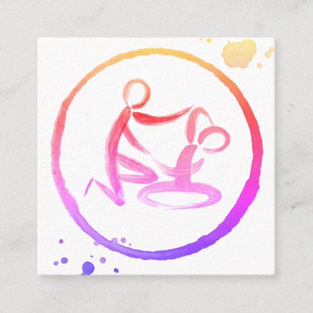 Cartões de visitas tailandeses da massagem (Frente)