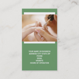 Cartões de visitas Técnicos Nail