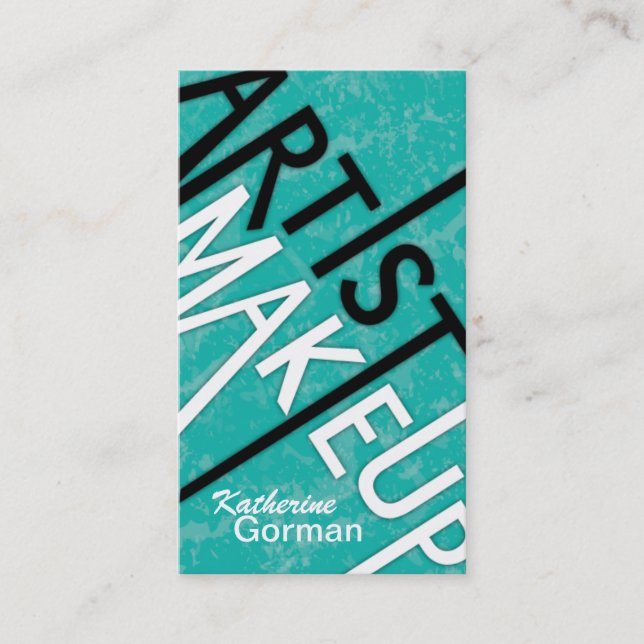 Cartões de visitas Textured monograma do (Frente)