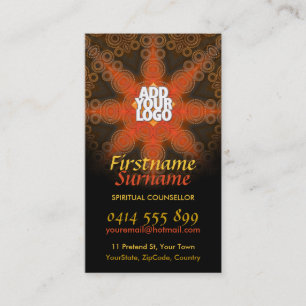 Cartões de visitas Tribais de Arte de Nova Idade d