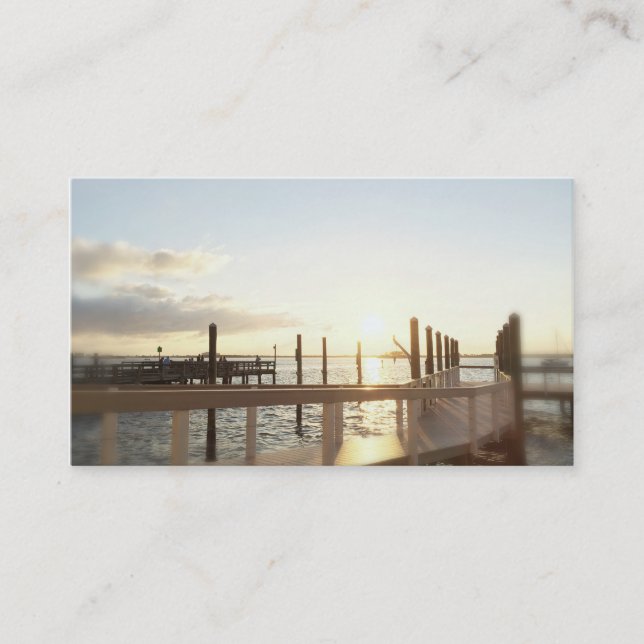 Cartões de visitas tropicais (Frente)