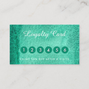 Cartões de visitas verdes do mar de aquarelas