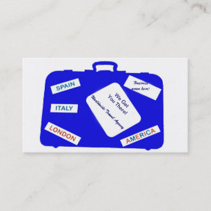 Cartões de visitas viagem