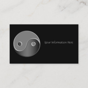 Cartões de visitas Yin Yang