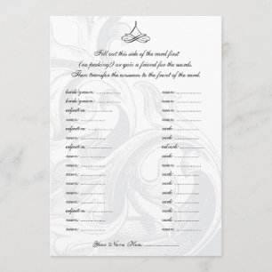 Cartões de Votos de Casamento Libs para a Festa de