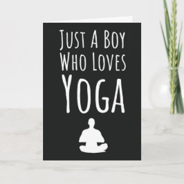 Cartões de Yoga Fofos para Crianças Meninos Iogue