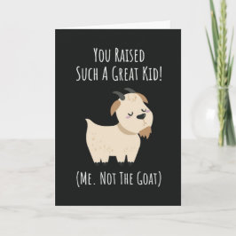 Cartões Divertidos de Cabra Mamãe Animais de Fazen