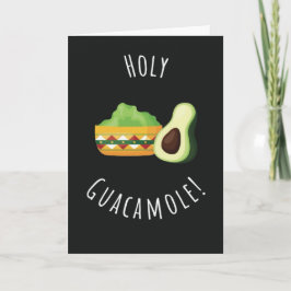 Cartões Divertidos e Fofos de Guacamole Sagrado Ab