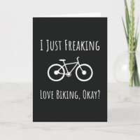 Cartões Divertidos para Amantes de Ciclismo Ciclis
