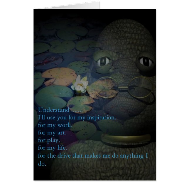 Cartões do amor de FrogDaddy (Frente)