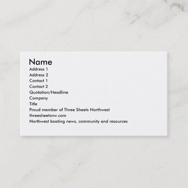 cartões do barco (Frente)