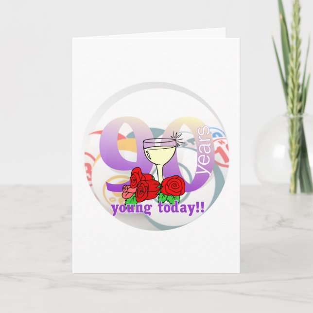 Cartões do Bingo - aniversário do 90 (Frente)