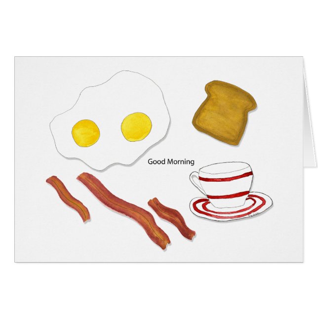 Cartões do bom dia (Frente Horizontal)