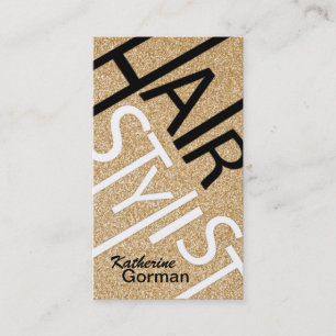 Cartões do cabeleireiro do brilho