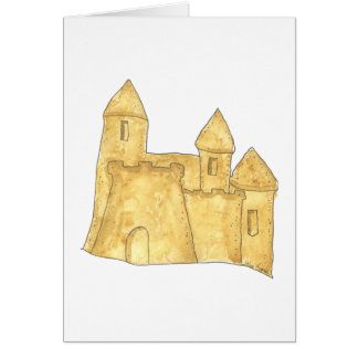 Cartões do castelo da areia