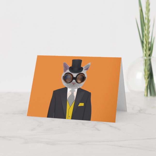 CARTÕES DO CAT DE STEAMPUNK (Frente)