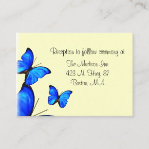 Cartões do cerco do casamento da borboleta