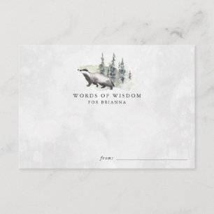 Cartões do conselho do chá de fraldas dos animais