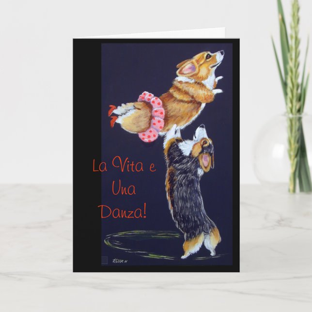 Cartões do Corgi de Galês do Pembroke (Frente)