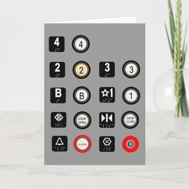 Cartões do elevador (Frente)