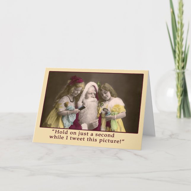 Cartões do humor do feriado (Frente)