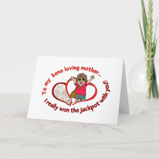 Cartões do Keno: mensagem a minha mãe loving do
