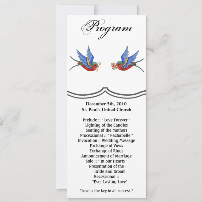 Cartões do Programa 4x9.25 Tatuagem tradicional pa (Frente)