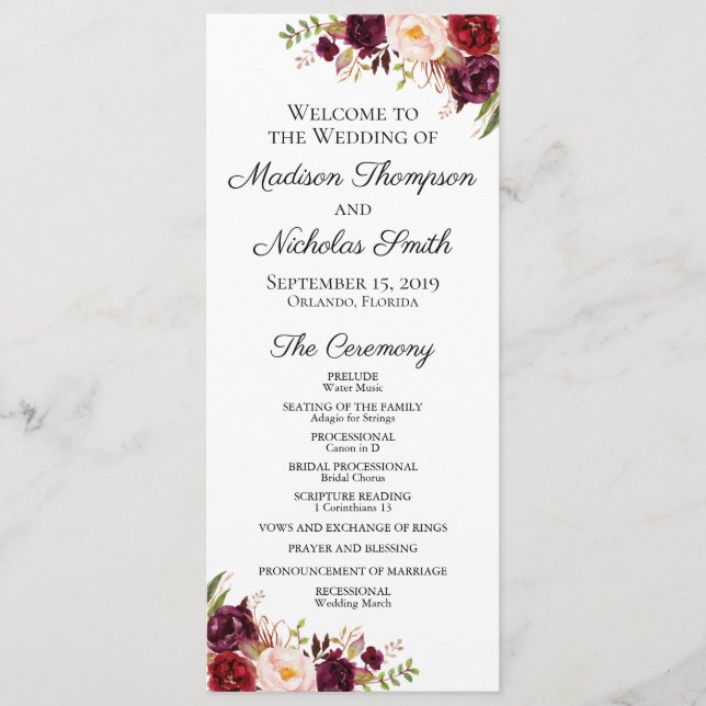 Cartões do Programa Casamento com Flores de Marsal (Frente)