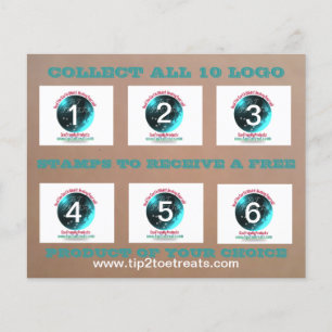 Cartões do selo/vale