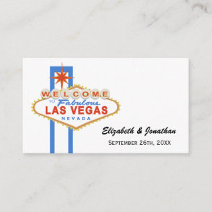 Cartões do Site de Casamento de Las Vegas