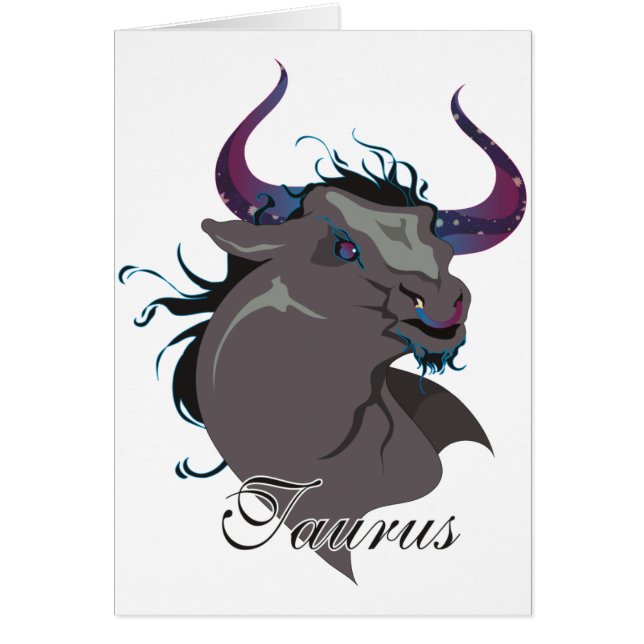 Cartões do Taurus da luz das estrelas (Frente)