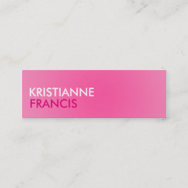 Cartões do tom do rosa dois mini