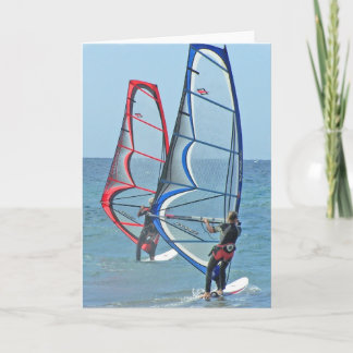 Cartões do trio do Windsurfer