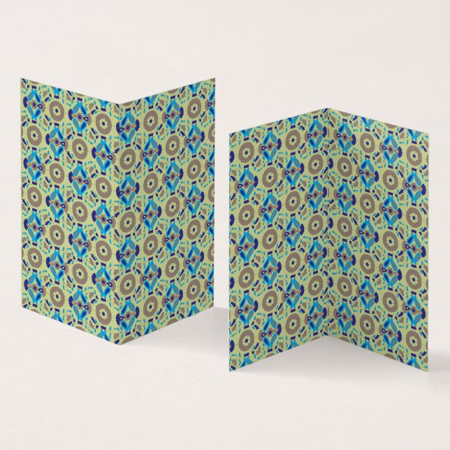 Cartões Dobrados Florais Boho | Charme Artístico V (Interior e exterior)